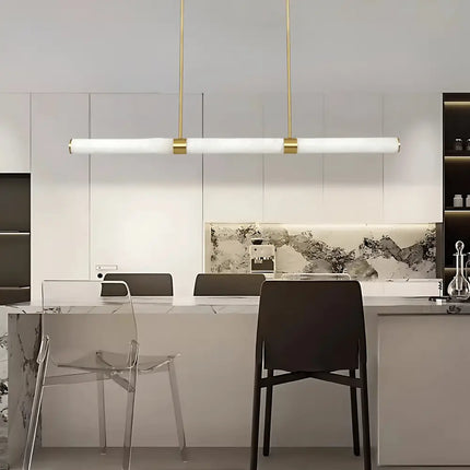 Madison Brass 1500 Spanish Marble 40W Tri-Colour LED Pendant