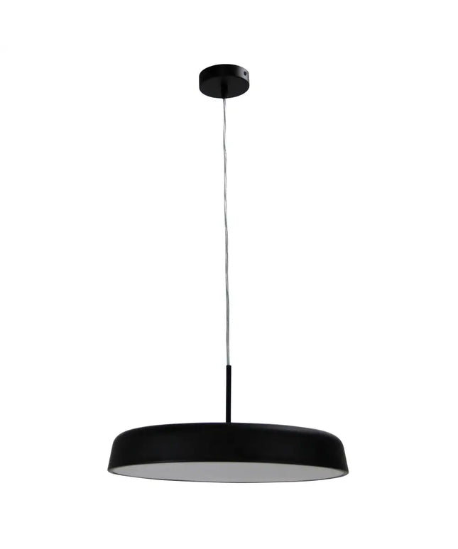 Madison LED Pendant Black 420mm - OL60451/42BK-LED Pendants-Oriel Lighting