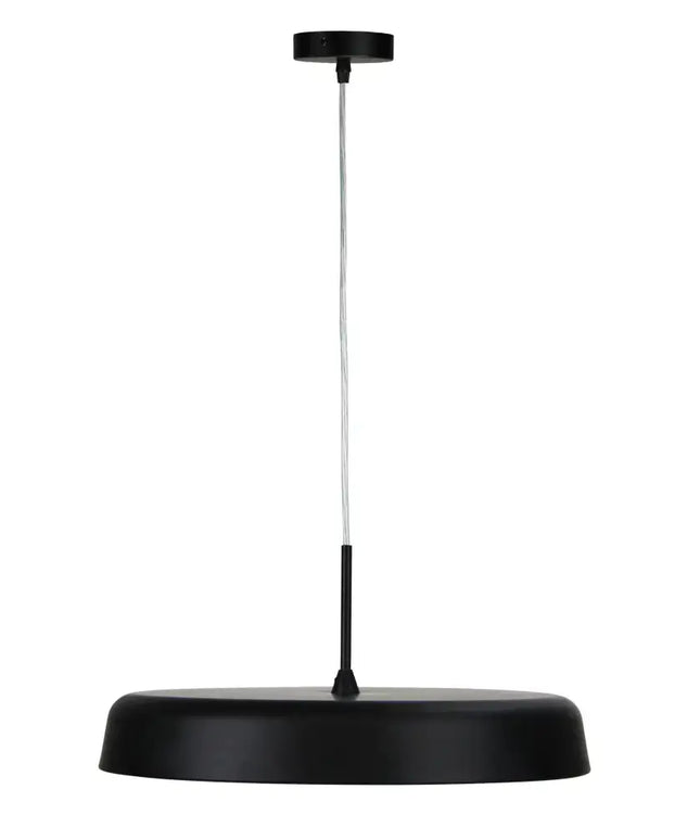 Madison LED Pendant Black 420mm - OL60451/42BK-LED Pendants-Oriel Lighting
