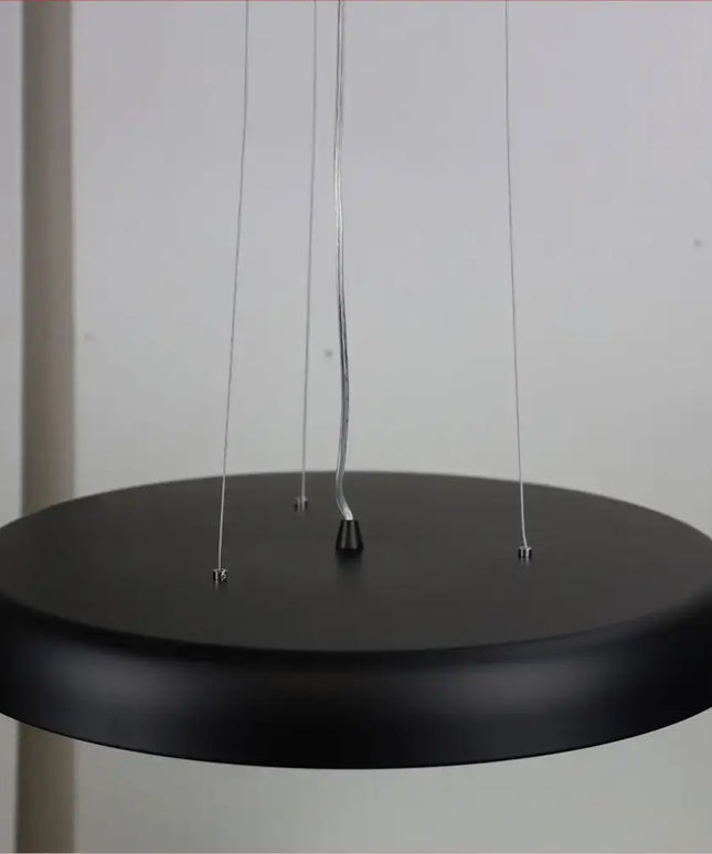 Madison LED Pendant Black 560mm - OL60451/56BK-LED Pendants-Oriel Lighting