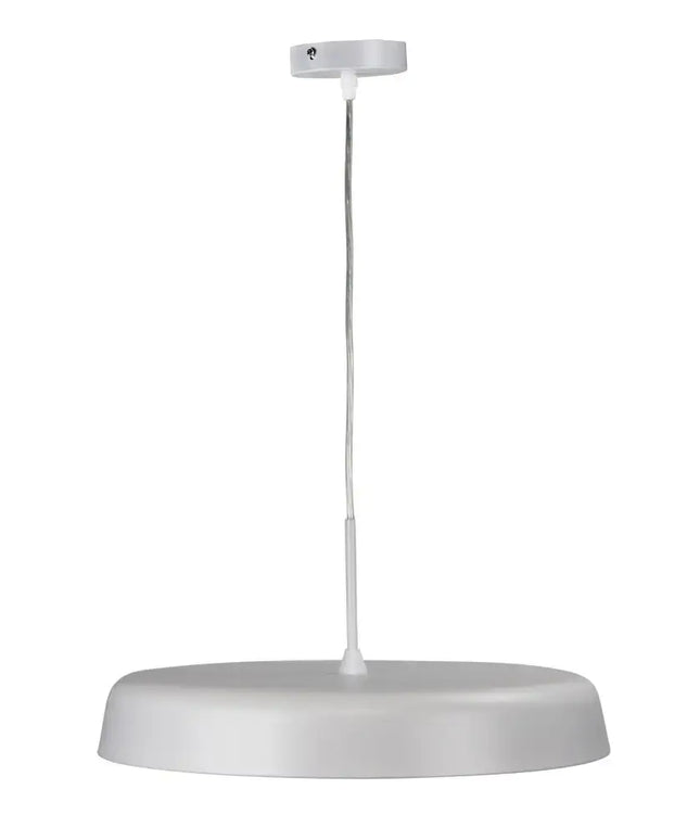 Madison LED Pendant White 420mm - OL60451/42WH-LED Pendants-Oriel Lighting