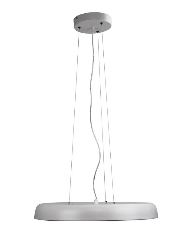 Madison LED Pendant White 560mm - OL60451/56WH-LED Pendants-Oriel Lighting