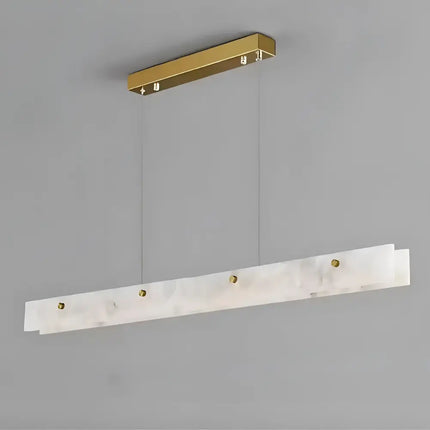 Madison Luxe Brass Spanish Marble 1.2M Tri-Colour LED Pendant