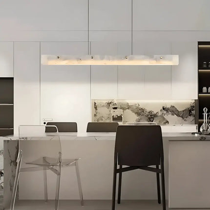 Madison Luxe Brass Spanish Marble 1.2M Tri-Colour LED Pendant