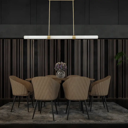 Madison Brass 1500 Spanish Marble 40W Tri-Colour LED Pendant