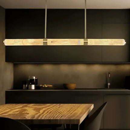 Madison Brass 1500 Spanish Marble 40W Tri-Colour LED Pendant