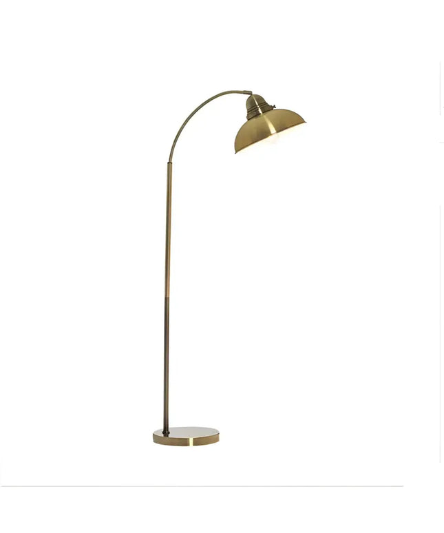 Manor Floor Lamp Weathered Brass - LL-27-0066WB-Floor Lamps-Lexi Lighting