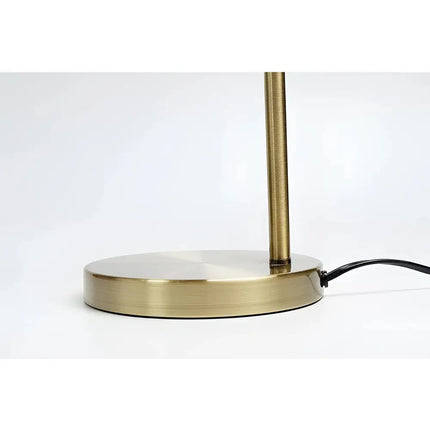 Manor Floor Lamp Weathered Brass - LL-27-0066WB-Floor Lamps-Lexi Lighting