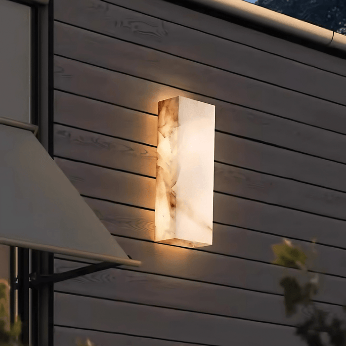 MARBELLA Spanish Marble IP65 LED Wall Light