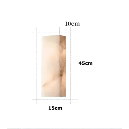 MARBELLA Spanish Marble IP65 LED Wall Light