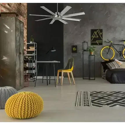 Martec Albatross Mini II DC 65″ Smart Ceiling Fan With WIFI Remote | Brushed Nickel - Ceiling Fans