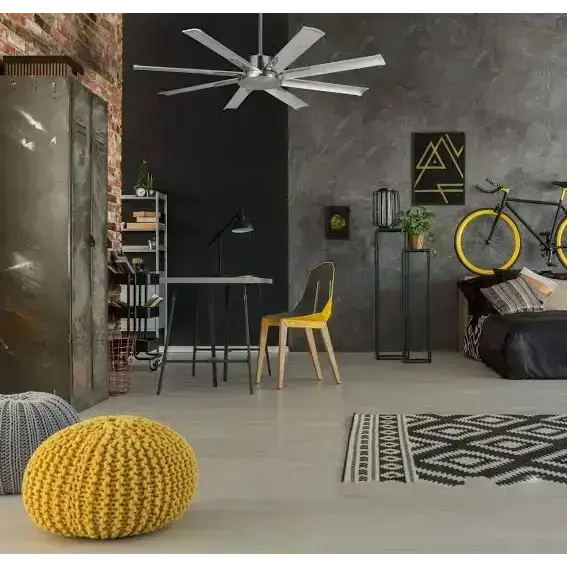 Martec Albatross Mini II DC 65″ Smart Ceiling Fan With WIFI Remote | Brushed Nickel - Ceiling Fans