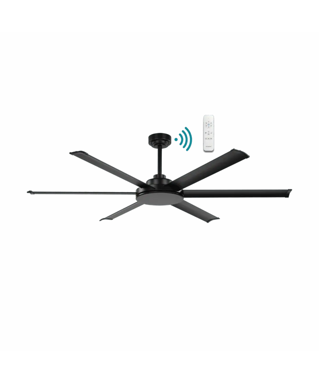 Martec Albatross Mini II 65″ DC Smart Ceiling Fan With WIFI Remote | Black - Appliances > Fans > Ceiling Fans