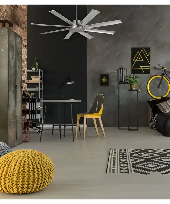 Martec Albatross Mini II DC 65″ Smart Ceiling Fan With WIFI Remote | Brushed Nickel - Ceiling Fans