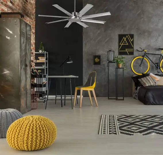 Martec Albatross Mini II DC 65″ Smart Ceiling Fan With WIFI Remote | Brushed Nickel - Ceiling Fans