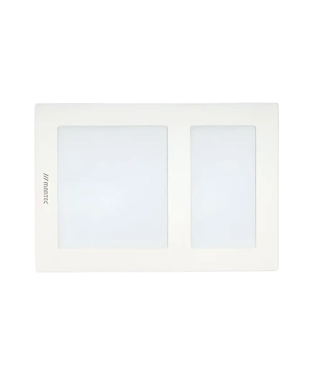 Martec Aspire Bathroom Heater & Exhaust Fan with Tricolour 20W LED Light-Bathroom Heaters-Martec