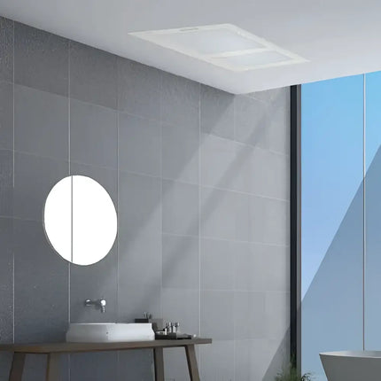 Martec Aspire Bathroom Heater & Exhaust Fan with Tricolour 20W LED Light-Bathroom Heaters-Martec