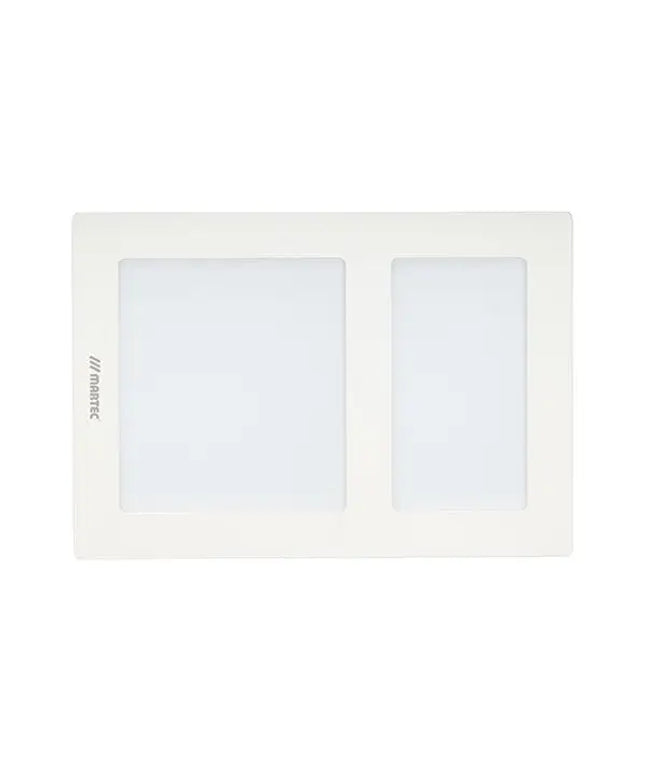 Martec Aspire Bathroom Heater & Exhaust Fan with Tricolour 20W LED Light-Bathroom Heaters-Martec