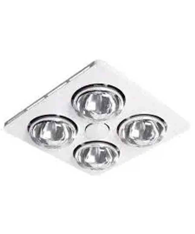 Martec Essence 4 3-in-1 Bathroom Heater Exhaust Fan & LED Light – White - 3-in-1 Bathroom Heaters