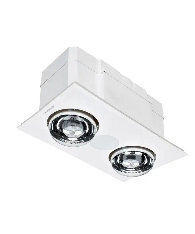 Martec Forme 2 Light 3 in 1 Bathroom Heater & Exhaust Fan With Tricolour LED Light-Bathroom Heaters-Martec