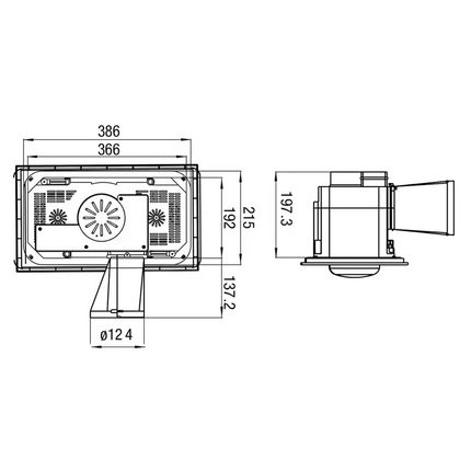 Martec Forme 2 Light 3 in 1 Bathroom Heater & Exhaust Fan With Tricolour LED Light-Bathroom Heaters-Martec