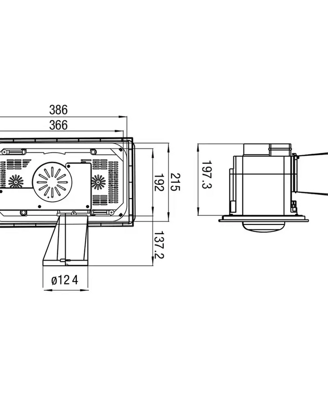 Martec Forme 2 Light 3 in 1 Bathroom Heater & Exhaust Fan With Tricolour LED Light-Bathroom Heaters-Martec