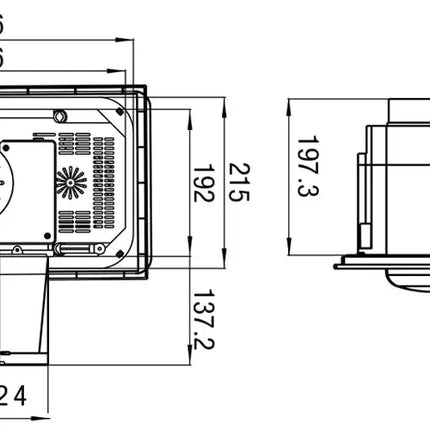 Martec Forme 2 Light 3 in 1 Bathroom Heater & Exhaust Fan With Tricolour LED Light-Bathroom Heaters-Martec