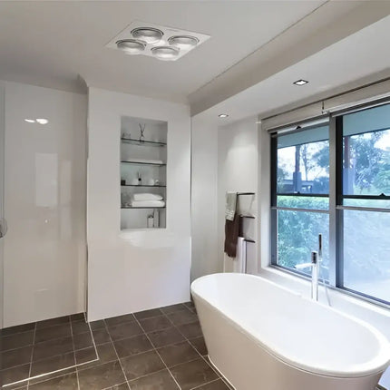 Martec Forme 4 Light 3 in 1 Bathroom Heater & Exhaust Fan With Tricolour LED Light - Bathroom Heaters