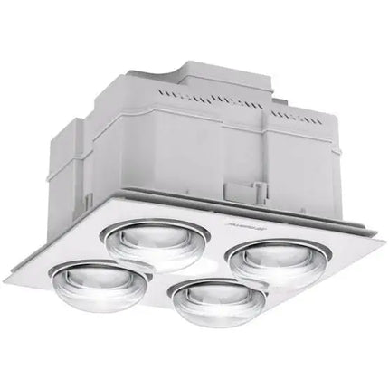 Martec Forme 4 3-in-1 Bathroom Heater Turbo Exhaust Fan & Tricolour LED Light - Bathroom Heaters