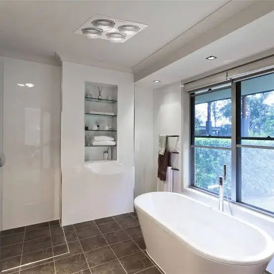 Martec Forme 4 Light 3 in 1 Bathroom Heater & Exhaust Fan With Tricolour LED Light - Bathroom Heaters