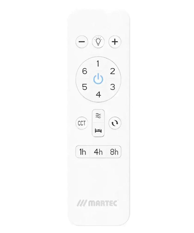 52’’ Fresno Smart WIFI DC Ceiling Fan White With Light by Martec - Fans