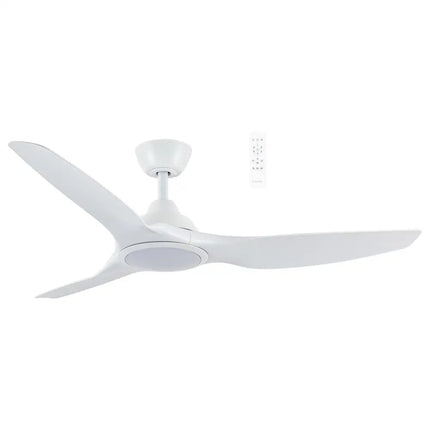 Martec Impact 52’’ DC Smart Ceiling Fan With WIFI Remote and Light | White - Appliances > Fans > Ceiling Fans