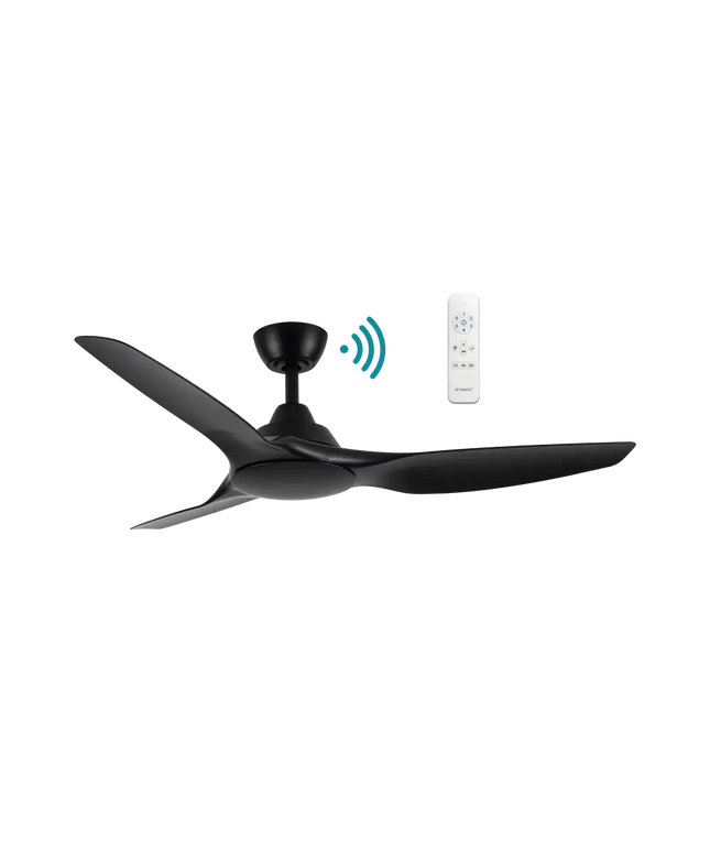 Martec Impact 52’’ DC Smart Ceiling Fan With WIFI Remote Control | Black - Appliances > Fans > Ceiling Fans