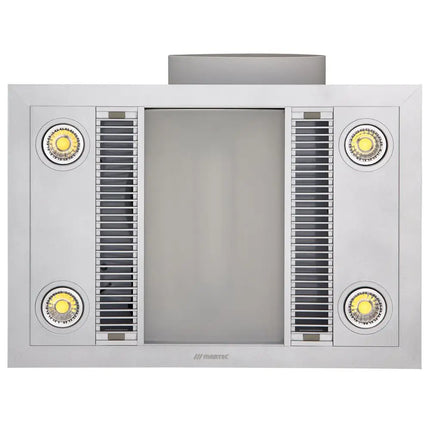Martec Linear 3 in 1 Bathroom Heater With Exhaust Fan And LED Lights-Bathroom Heaters-Martec