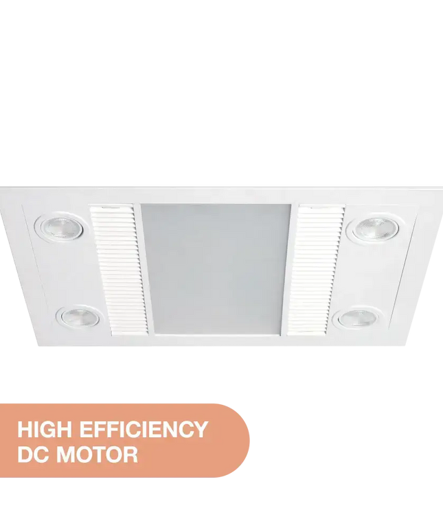 Martec Linux DC | 3 in 1 Bathroom Heater Exhaust Fan and LED Light - 3-in-1 Bathroom Heaters