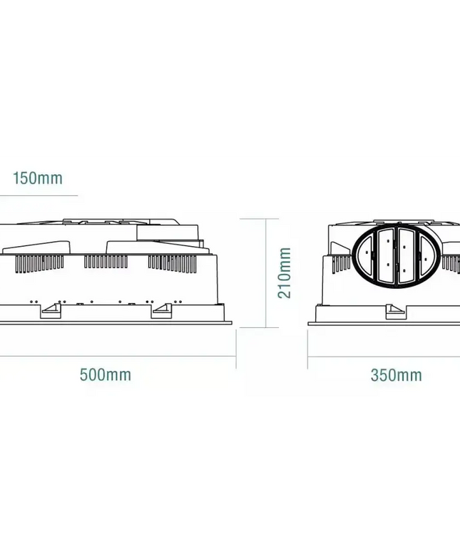 Martec Phoenix 3-in-1 Fan Heater Light and Exhaust-Bathroom Heaters-Martec