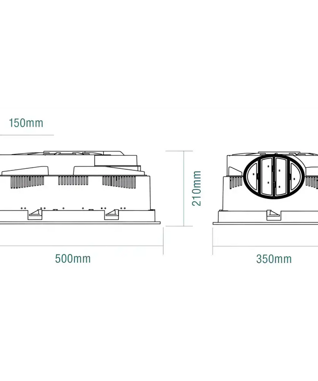 Martec Phoenix 3-in-1 Fan Heater Light and Exhaust-Bathroom Heaters-Martec