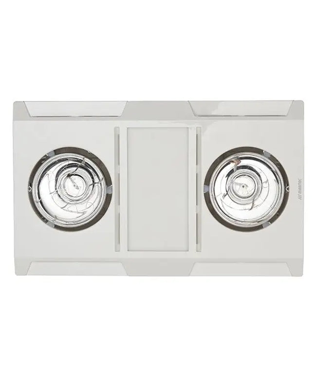 Martec Profile Panel 2 High Performance 3 in 1 Bathroom Heater With Exhaust Fan-Bathroom Heaters-Martec
