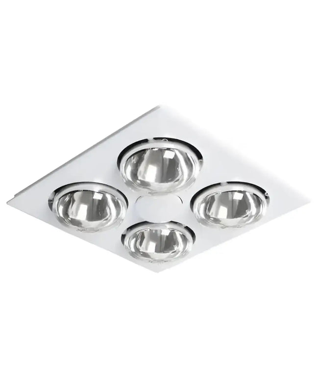 Martec Striker 4 – 3-in-1 Bathroom Heater Exhaust Fan & Tricolour LED Light – White - 3-in-1 Bathroom Heaters