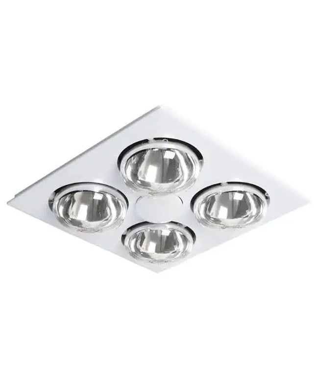 Martec Striker 4 – 3-in-1 Bathroom Heater Exhaust Fan & Tricolour LED Light – White - 3-in-1 Bathroom Heaters