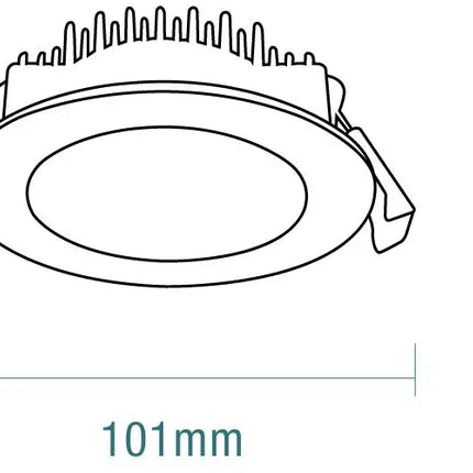 Martec Ultra 10W Tricolour LED Downlight-LED Downlight-Martec