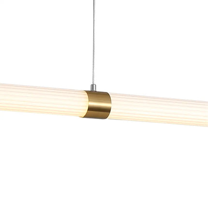 Maxwell Brass Tri-Colour Dimmable Linear LED Pendant