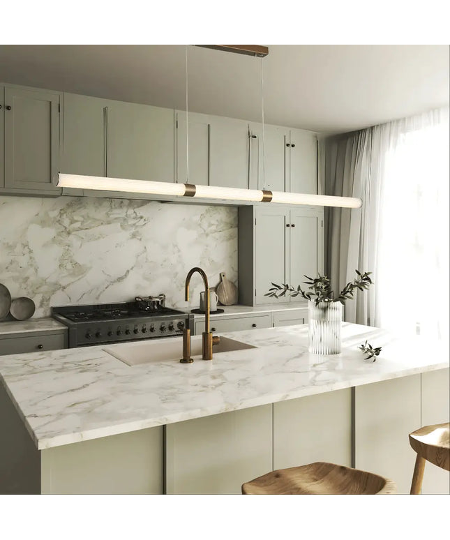 Maxwell Bronze Tri-Colour Dimmable Linear LED Pendant