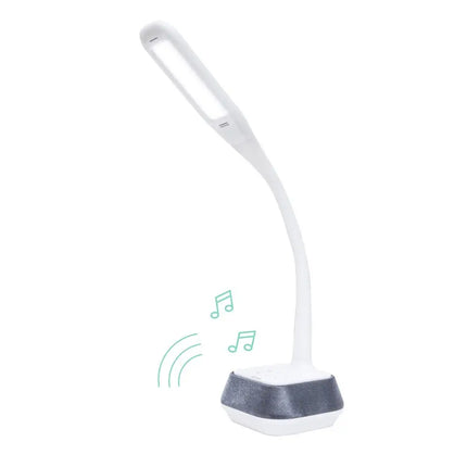 MBEAT actiVIVA LED Desk Lamp with Bluetooth Speaker - 5W/LED illumination Switches/Warm Cool Modes/Rubberized Flexible