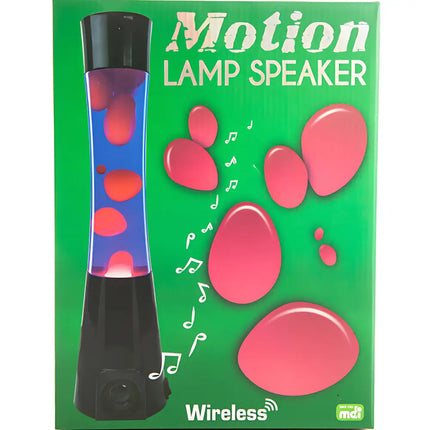 MDI Black Purple & Red Speaker Lava Lamp 