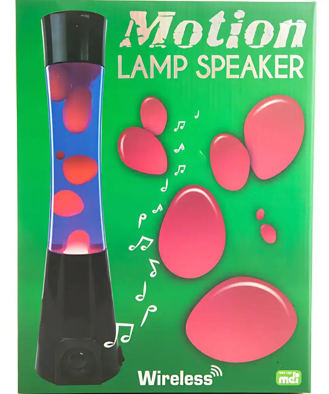 MDI Black Purple & Red Speaker Lava Lamp 