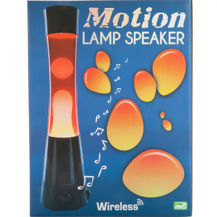 MDI Black Red & Yellow Speaker Lava Lamp