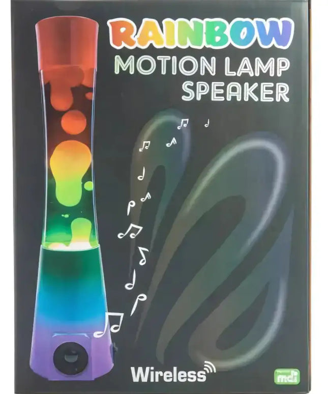 MDI Lava Lamp Column Motion 40cm Tall | Rainbow Speaker - Home & Garden > Lighting > Table Lamps