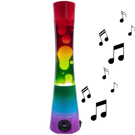 Koala lamps MDI Rainbow Speaker Lava Lamp – A vibrant motion lamp with a built-in Bluetooth speaker.