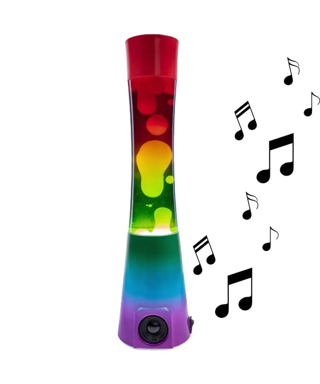 Koala lamps MDI Rainbow Speaker Lava Lamp – A vibrant motion lamp with a built-in Bluetooth speaker.